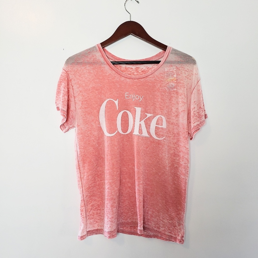True vintage enjoy coke shirt medium